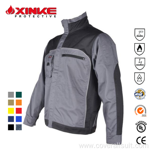 Workwear Jacket OEM wholesale advanced cotton nylon welding jacket Manufactory